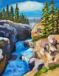 Bow Glacier Falls