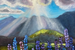 Glorious Lupines-SOLD