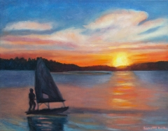 Sunset on the Reservior- limited edition print