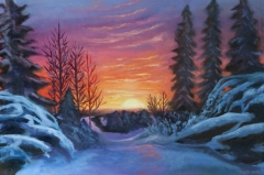 Sunset on the Border- limited edition print