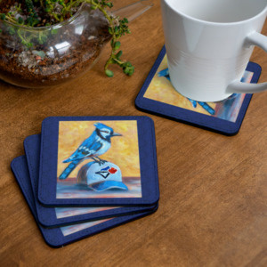 True Blue Fan Coaster